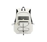 PORRASSO Mochila Ligera Mochila Resistente al Agua Nailon Backpack de Día Casual para Viajes Senderismo Uso Diario Blanco