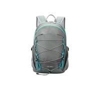 PORRASSO Mochila Outdoor Ligera 25L Mochila Nailon Impermeable Backpack Transpirable con Compartimento de Hidratación para Senderismo Viajes Uso Diario Gris
