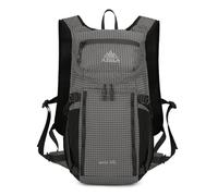 PORRASSO Mochila para Ciclismo Mochila de Día Outdoor Resistente al Agua Backpack Transpirable Cómoda para Mujeres Hombres Senderismo Running Gris Oscuro