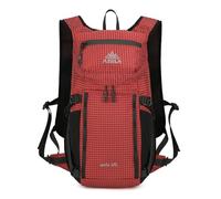 PORRASSO Mochila para Ciclismo Mochila de Día Outdoor Resistente al Agua Backpack Transpirable Cómoda para Mujeres Hombres Senderismo Running Rojo