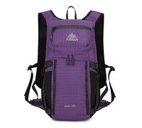 PORRASSO Mochila para Ciclismo Mochila de Día Outdoor Resistente al Agua Backpack Transpirable Cómoda para Mujeres Hombres Senderismo Running Púrpura