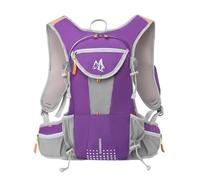PORRASSO Mochila para Ciclismo y Senderismo Mochila de Día Outdoor Resistente al Agua Backpack Transpirable Cómoda para Mujeres Hombres Senderismo Running Morado