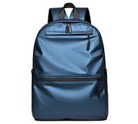 PORRASSO Mochila para Hombre Casual Backpack Impermeable Mochila Portatil Adapta a 14 Pulgadas para Universidad Viaje Uso Diario Azul
