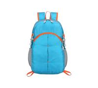 PORRASSO Mochila Plegable Impermeable Ligera Mochila de Senderismo Hombre Mujer Backpack para Acampar Viaje Deportes Uso Diario Azul Claro