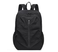 PORRASSO Mochila Plegable Mochila de Casual Ligera Impermeable Daypack Hiking Backpack para Hombre Mujer Viajes Deportes Aire Libre Uso Diario Negro