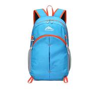 PORRASSO Mochila Plegable Mochila de Senderismo 20L Ligera Impermeable Hiking Backpack para Hombre Mujer Acampar Viaje Deportes Aire Libre Azul