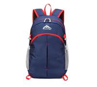 PORRASSO Mochila Plegable Mochila de Senderismo 20L Ligera Impermeable Hiking Backpack para Hombre Mujer Acampar Viaje Deportes Aire Libre Azul Oscuro