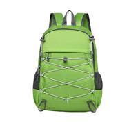 PORRASSO Mochila Plegable Mochila de Senderismo Gran Impermeable Ligera Hombre Mujer Backpack para Acampar Viaje Deportes Aire Libre Verde Claro