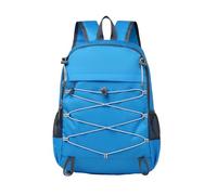 PORRASSO Mochila Plegable Mochila de Senderismo Gran Impermeable Ligera Hombre Mujer Backpack para Acampar Viaje Deportes Aire Libre Azul Claro