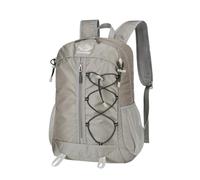 PORRASSO Mochila Plegable Mochila de Senderismo Impermeable Ligera con Diseño Reflectante Hiking Backpack para Hombre Mujer Acampar Viaje Deportes Aire Libre Gris A