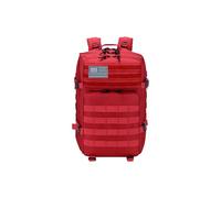 PORRASSO Mochila Táctica Outdoor Mochila Militar de 45L con Sistema Molle Tela Oxford Impermeable 900D Bolsa Bug Out de 3 Días para Senderismo Acampada Viaje Rojo