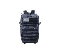 PORRASSO Mochila Táctica Outdoor Mochila Militar de 45L con Sistema Molle Tela Oxford Impermeable 900D Bolsa Bug Out de 3 Días para Senderismo Acampada Viaje Negro Pitón