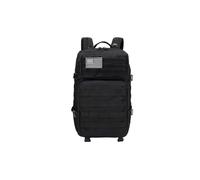 PORRASSO Mochila Táctica Outdoor Mochila Militar de 45L con Sistema Molle Tela Oxford Impermeable 900D Bolsa Bug Out de 3 Días para Senderismo Acampada Viaje Negro