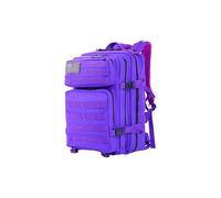 PORRASSO Mochila Táctica Outdoor Mochila Militar de 45L con Sistema Molle Tela Oxford Impermeable 900D Bolsa Bug Out de 3 Días para Senderismo Acampada Viaje Morado
