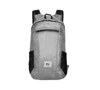 PORRASSO Mochila Ultraligera Daypack Plegable Impermeable Mochila de Senderismo Backpack para Hombre Mujer Acampar Hacer Ciclismo Deportes Aire Libre Gris