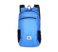 PORRASSO Mochila Ultraligera Daypack Plegable Impermeable Mochila de Senderismo Backpack para Hombre Mujer Acampar Hacer Ciclismo Deportes Aire Libre Azul Real