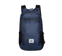 PORRASSO Mochila Ultraligera Daypack Plegable Impermeable Mochila de Senderismo Backpack para Hombre Mujer Acampar Hacer Ciclismo Deportes Aire Libre Azul Marino