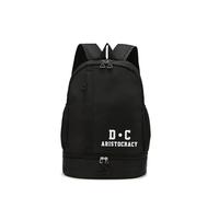 PORRASSO Mochila Viaje Mochila de Día Impermeable Bolso de Gimnasio con Compartimento Independiente para Zapatos para Mujeres Hombres Natación Fitness Negro B