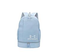 PORRASSO Mochila Viaje Mochila de Día Impermeable Bolso de Gimnasio con Compartimento Independiente para Zapatos para Mujeres Hombres Natación Fitness Azul B