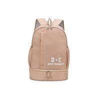 PORRASSO Mochila Viaje Mochila de Día Impermeable Bolso de Gimnasio con Compartimento Independiente para Zapatos para Mujeres Hombres Natación Fitness Caqui