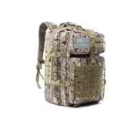 PORRASSO Mochilas Militares Tácticas 45L Gran Capacidad Impermeable Mochila de Senderismo Bolsa Bug Out de 3 Días Hiking Backpack para Acampar Escalada Deportes Aire Libre Color CP