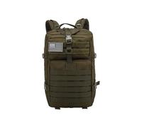 PORRASSO Mochilas Militares Tácticas 45L Gran Capacidad Impermeable Mochila de Senderismo Bolsa Bug Out de 3 Días Hiking Backpack para Acampar Escalada Deportes Aire Libre Verde Militar