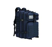 PORRASSO Mochilas Militares Tácticas 45L Gran Capacidad Impermeable Mochila de Senderismo Bolsa Bug Out de 3 Días Hiking Backpack para Acampar Escalada Deportes Aire Libre Azul