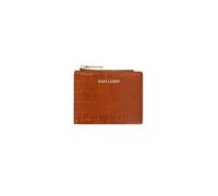PORRASSO Moda Cartera de Mujer Monedero Corto Tarjetero para Tarjetas de Crédito PU Minimalista Billetero con 5 Ranuras para Tarjetas Cartera Wallet Marrón