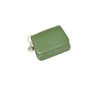 PORRASSO Moda Tarjetero de Mujeres Cuero Monedero RFID Bloqueo Tarjetero para Tarjetas de Crédita Portátil Cartera Verde Militar
