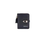 PORRASSO Moda Tarjetero para Tarjetas de Crédita Mujeres Cartera Monederos Multifunción Crédito Tarjetero Negro