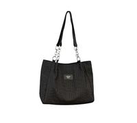 PORRASSO Mujer Bolsa de Hombro Moda Bolso Tote Bolsos de Mano Señora Bolso Shopper para Citas Viajes Uso Diario Negro