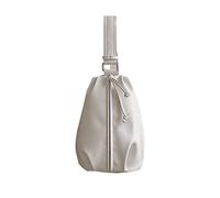 PORRASSO Mujer Bolsa de Pecho Moda Bolsos Cruzados Niña Impermeable Cuero Bandoleras Cruzada Sling Bag para Trabajo Viaje Cita Blanco