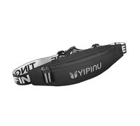 PORRASSO Riñonera Bum Bag Ligera Impermeable Riñoneras con Conector de Auriculares Diseño Reflectante Cinturón Ajustable Bolsa para Hombres Mujeres Correr Senderismo Viajar Ciclismo Negro