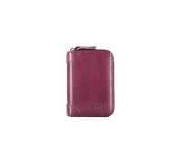 PORRASSO Tarjetero de Hombre Cuero Monedero RFID Bloqueo Tarjetero para Tarjetas de Crédita Portátil Cartera con 12/20/30/45 Ranuras para Tarjetas Morado B