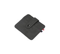 PORRASSO Tarjetero de Hombre PU Cuero Monedero Tarjetero para Tarjetas de Crédita Cartera Tarjetero Negro