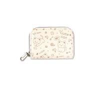 PORRASSO Tarjetero de Mujeres Lindo Monedero Tarjetero para Tarjetas de Crédita Portátil Cartera Café