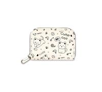 PORRASSO Tarjetero de Mujeres Lindo Monedero Tarjetero para Tarjetas de Crédita Portátil Cartera Negro