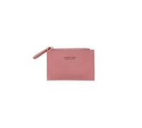 PORRASSO Tarjetero de Mujeres Portátil Monedero Tarjetero para Tarjetas de Crédita Estuches de Llave PU Cartera Tarjetero Rojo