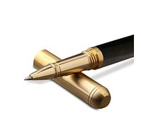 PORRASSO Vintage Bolígrafo de Firma de Madera Hecho a Mano Natural Escritura Fluido Buen Regalo para Hombres Mujer Estudiante Profesor Escritor Sándalo Morado B