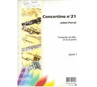 PORRET J. - Concertino nº 21 para Trompeta en Sib (Do) y Piano