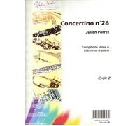PORRET J. - Concertino nº 26 para Saxofon Tenor (Clarinete) y Piano