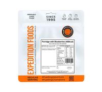 Porridge de arándanos - Desayuno liofilizado - Expedition Foods