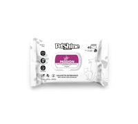 PORRINI - Toallitas Higiene para Perro y Gato, Pasión, 40 Unidades, Limpieza Suave y Eficaz, Elimina Olores y Refresca el Pelaje de Mascotas