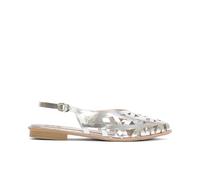 Porronet Bailarina Plana Plata Rina
