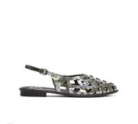 Porronet Zapatos de trabajo BAILARINAS METALIZADAS CON TACHUELAS RANIA 7093 PLOMO in Negro 37