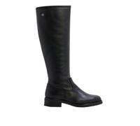 Porronet Botas altas de piel caña ancha jana Mujer | Piel auténtica, tacón de 3,5 cm, cierre de cremallera, suela antideslizante, hechas a mano en España, para invierno