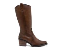 Porronet Botas Cowboy De Piel Cuero Con Cremallera Flora