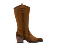 Porronet Botas Cowboy De Piel Cuero con Cremallera Hilda