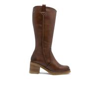 Porronet Botas de piel con cremallera cuero mar Mujer - (38)