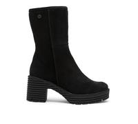 Porronet Botas De Piel De Tacón Negro Marina
